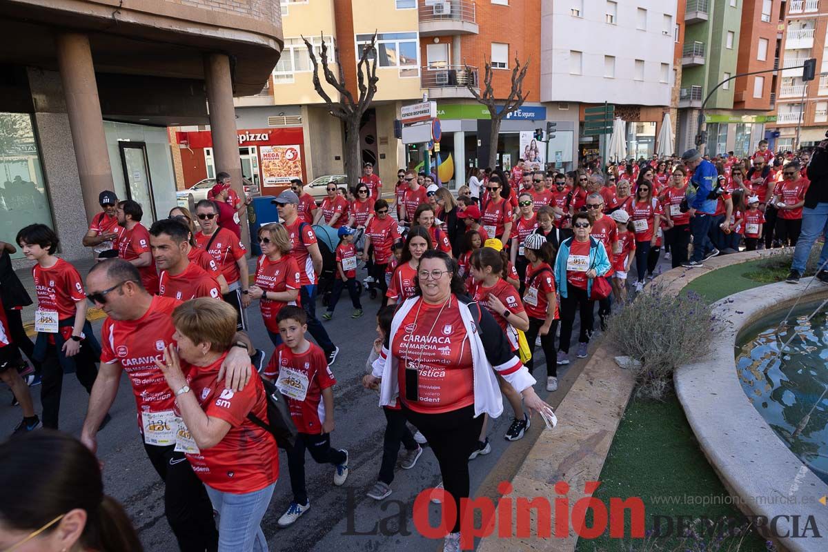 Marcha de la ONG Delwende en Caravaca