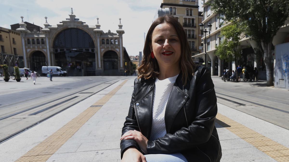 Elena Tomás, candidata de Zaragoza en Común.