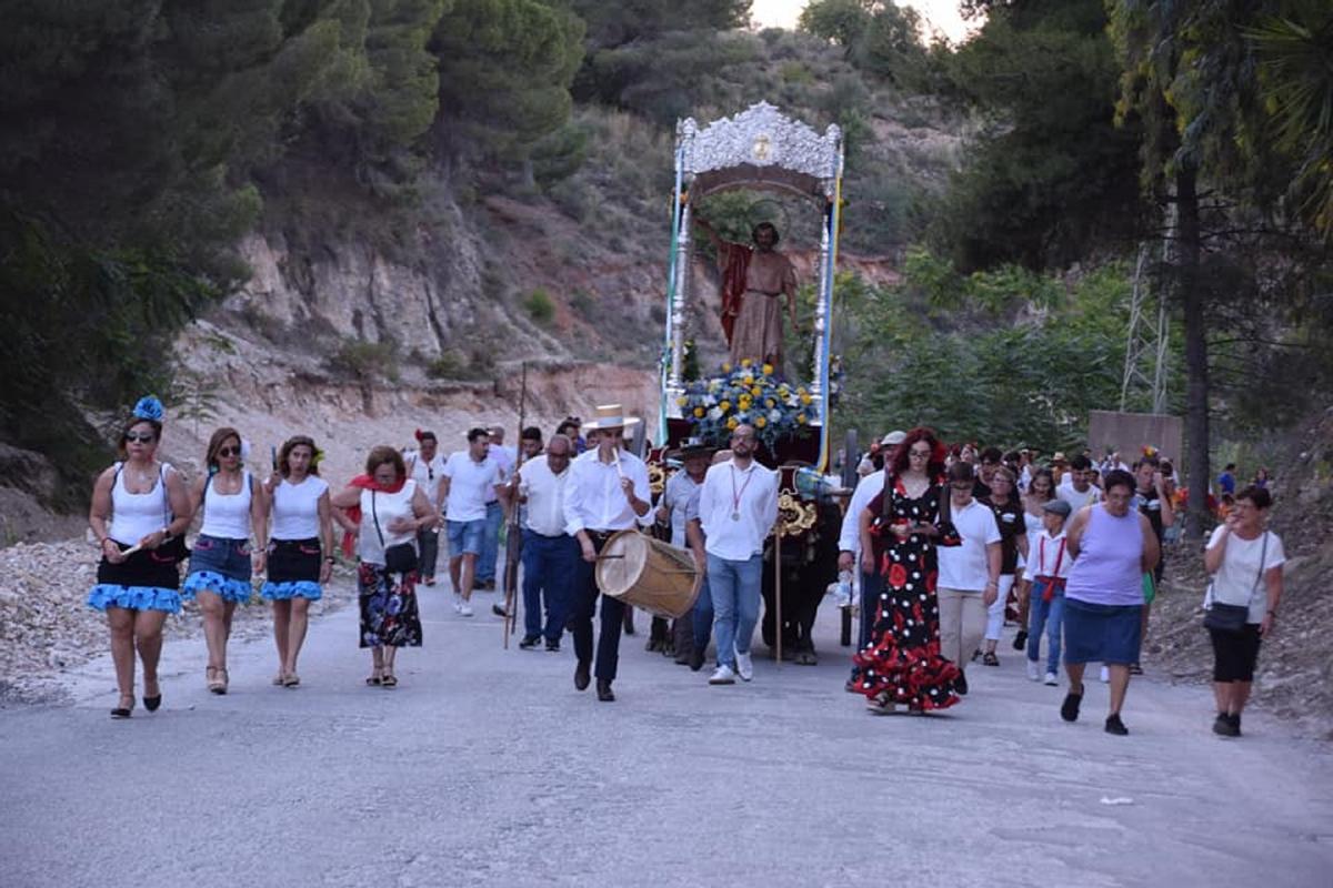 Los romeros acompañarán a San Juan hasta el arroyo del Pinar.