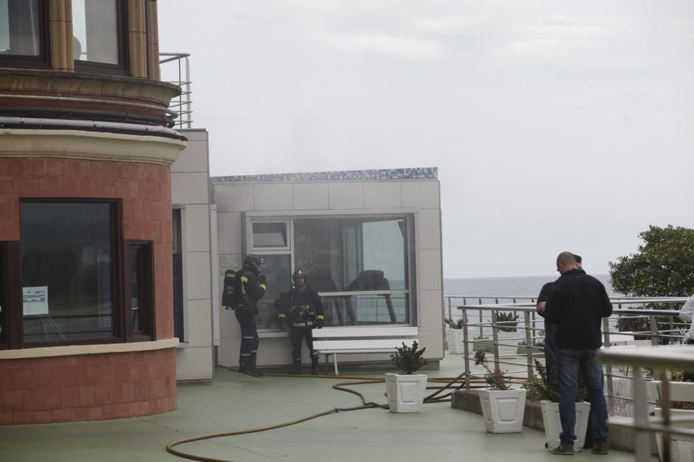 Incendio en la sauna del real Club de Regatas