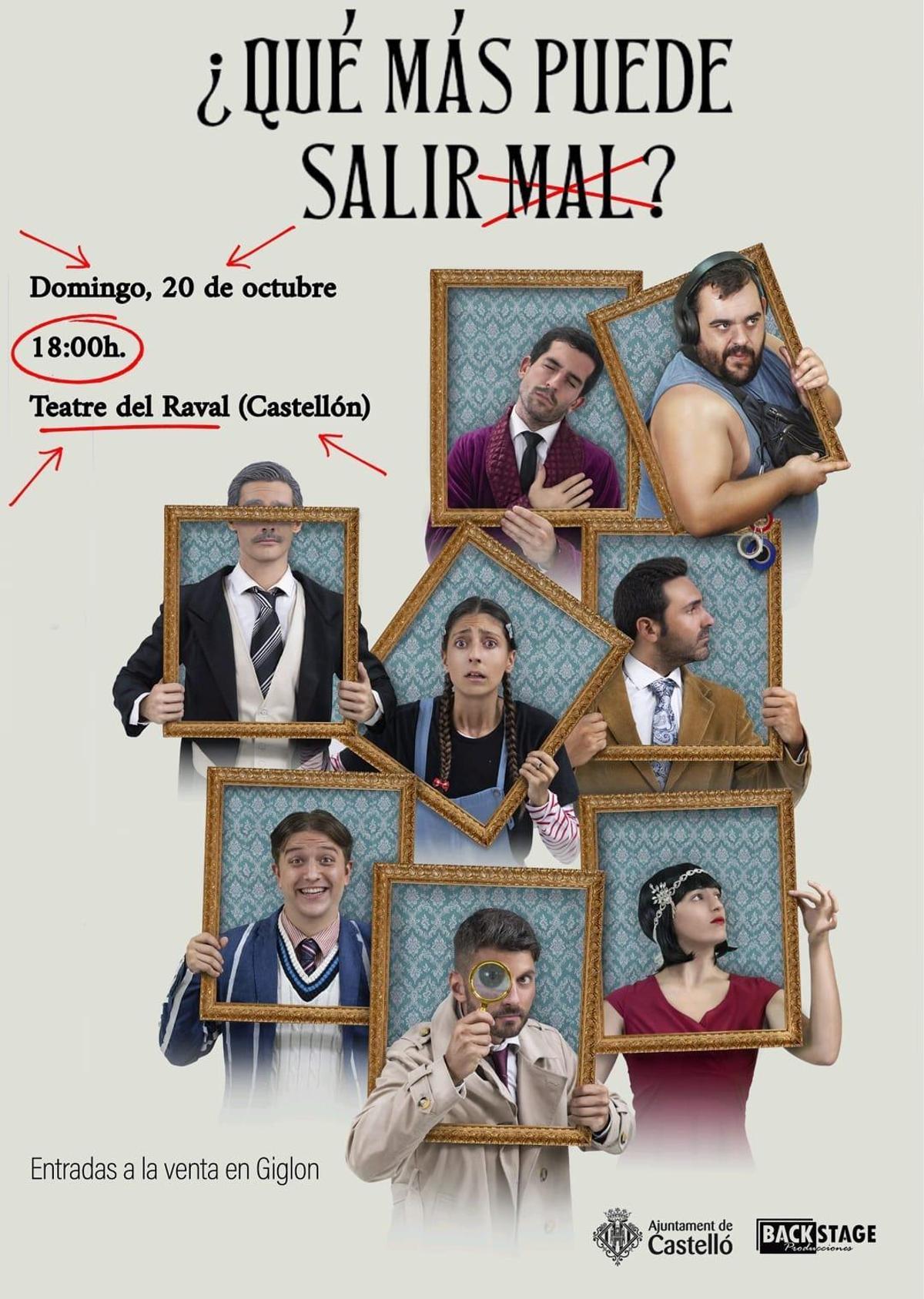 Cartel de la representación.