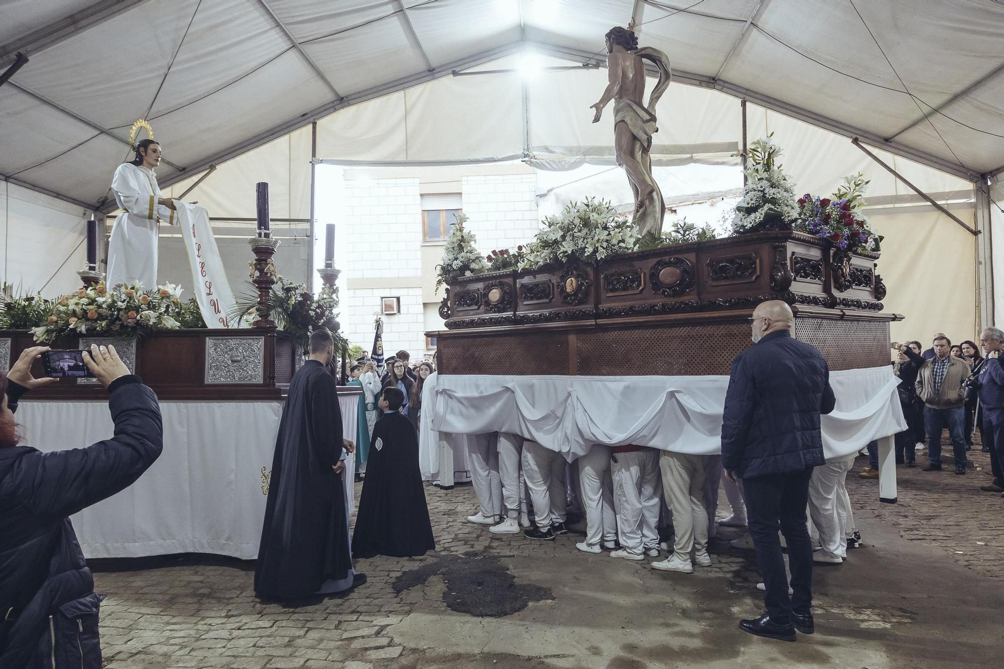 El mal tiempo trunca el Domingo de Resurrección en Mérida