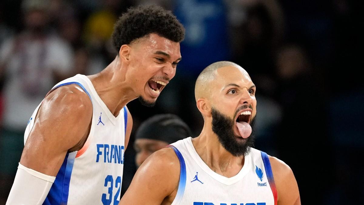 Victor Wembanyama y Evan Fournier, dos de las grandes referencias de Francia