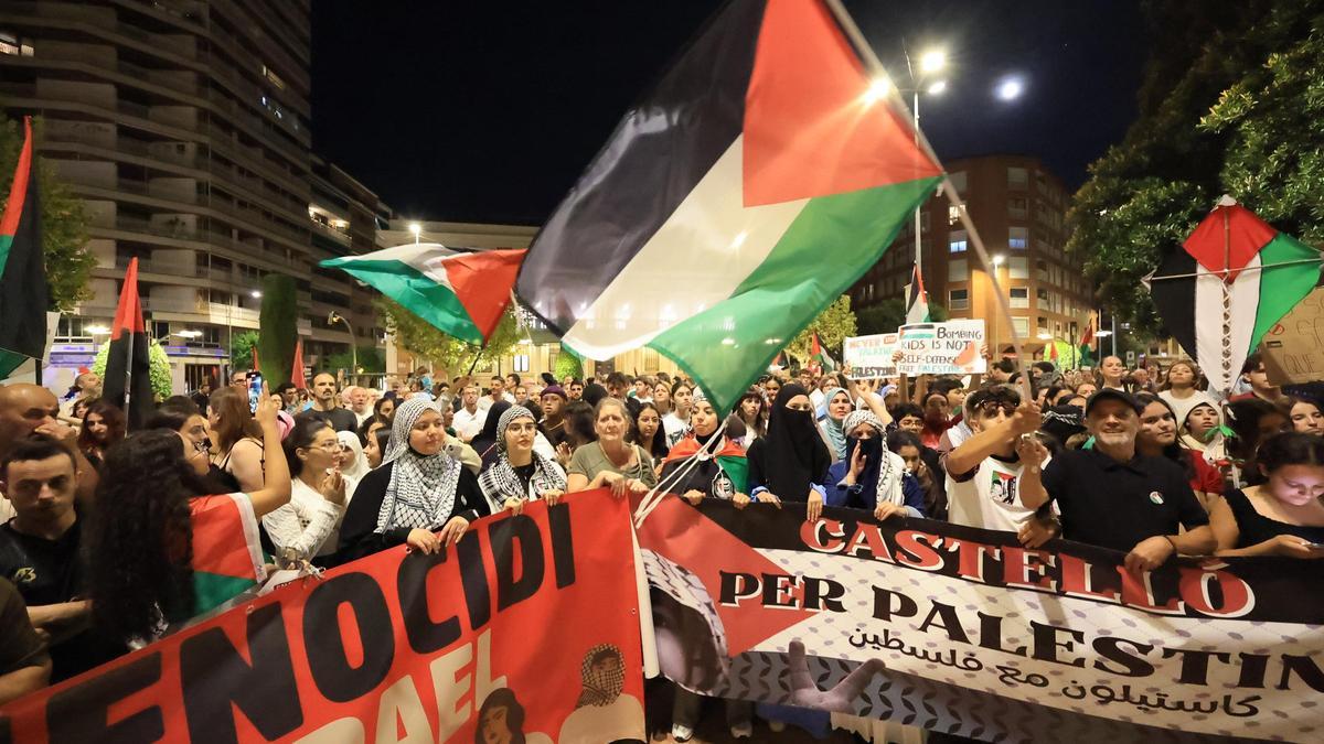 palestina gaza castellón manifestación Castellón alza la voz por