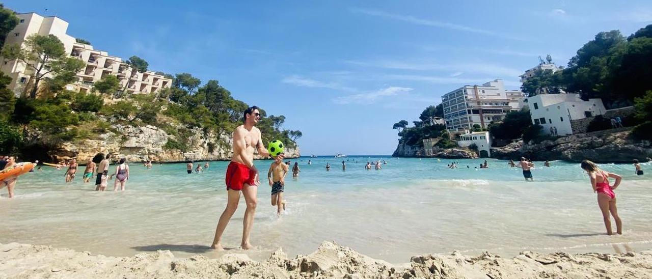 Am Strand auf Mallorca.