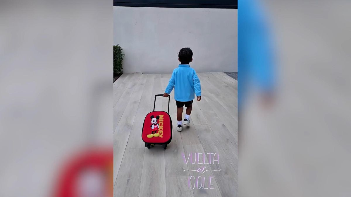 La vuelta al cole del hijo de Paula Echevarría