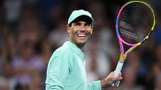 Nadal ya se ejercita en Indian Wells