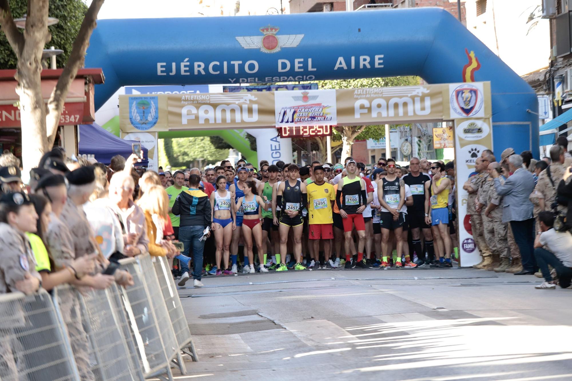 Carrera Base de Alcantarilla: Salida