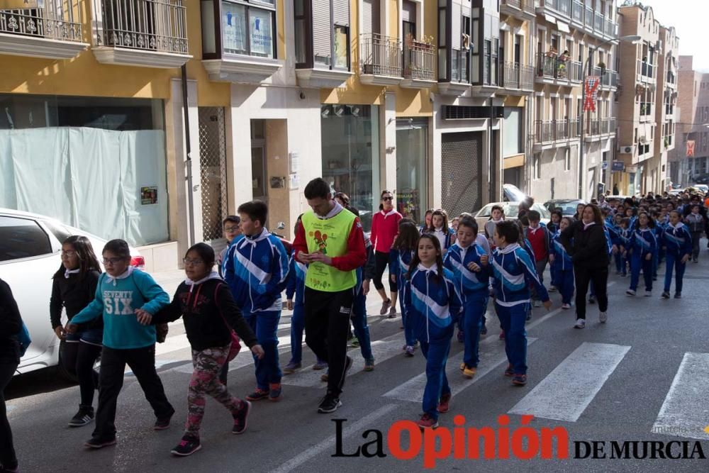 Marcha en el Día del Cáncer Infantil en Caravaca