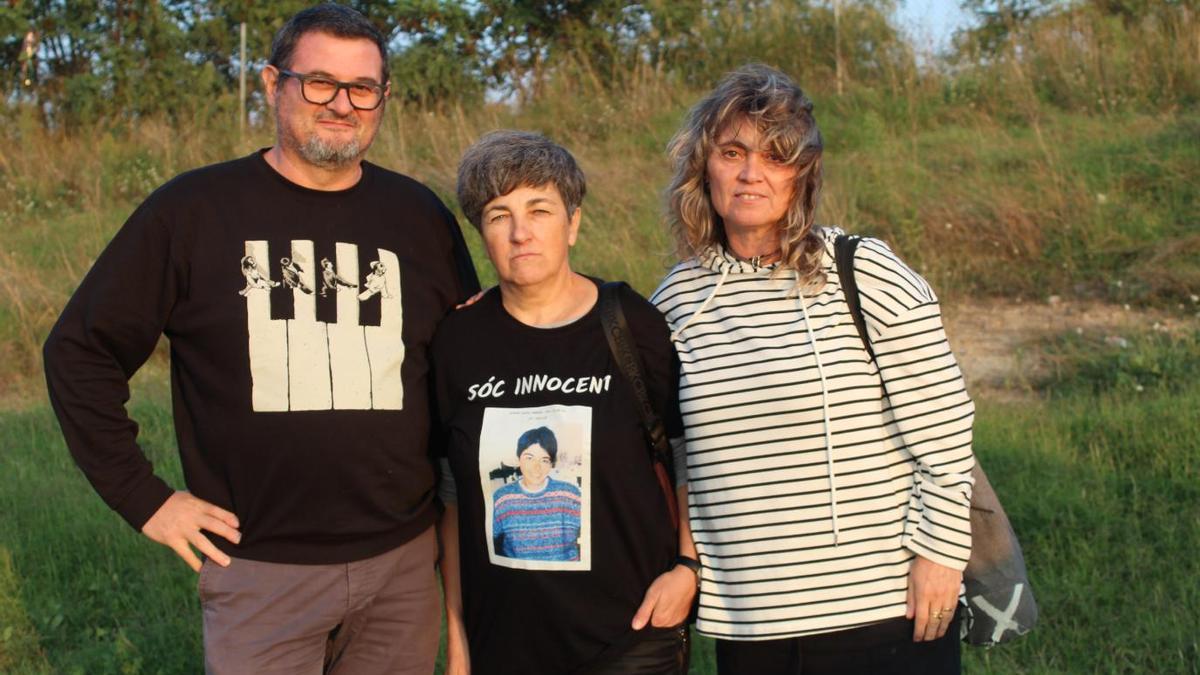 Eladi Martínez, Imma Careta i Anna Alarcón defensen la innocència de Montse Careta 24 anys després