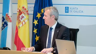 Rueda, tras la manifestación contra Altri: "No se aprobará nada que vulnere la normativa medioambiental"