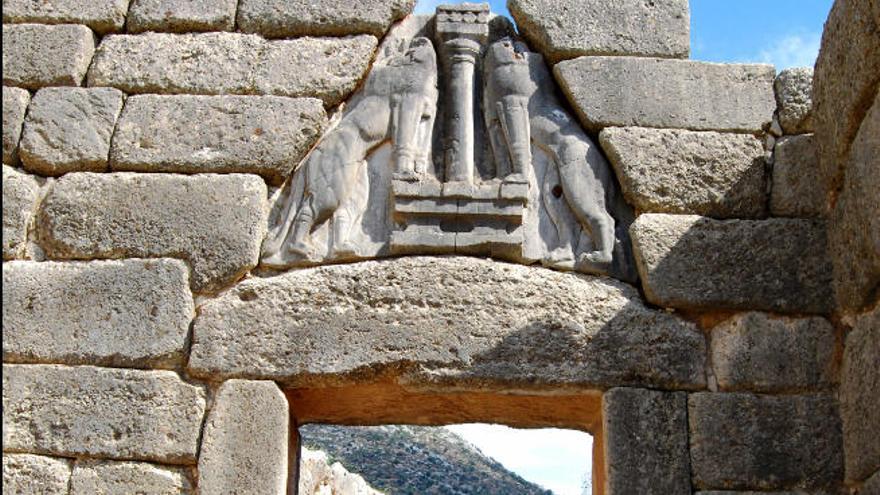 Relieve de la Puerta de los Leones, Micenas.