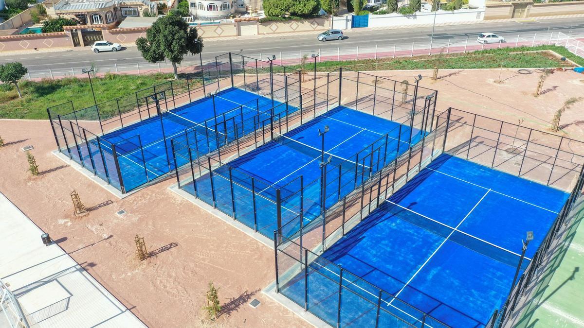 Las nuevas pistas de pádel