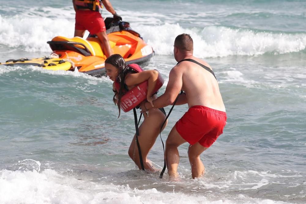 Simulacro de rescate en Cabo de Palos