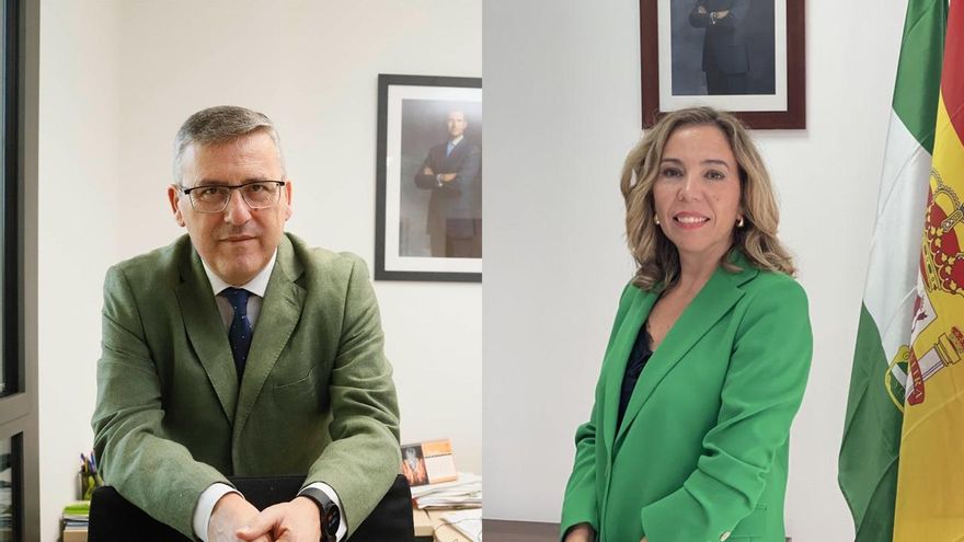 Miguel Ángel Pareja y Aurora Vela, miembros de la sala de gobierno del TSJA