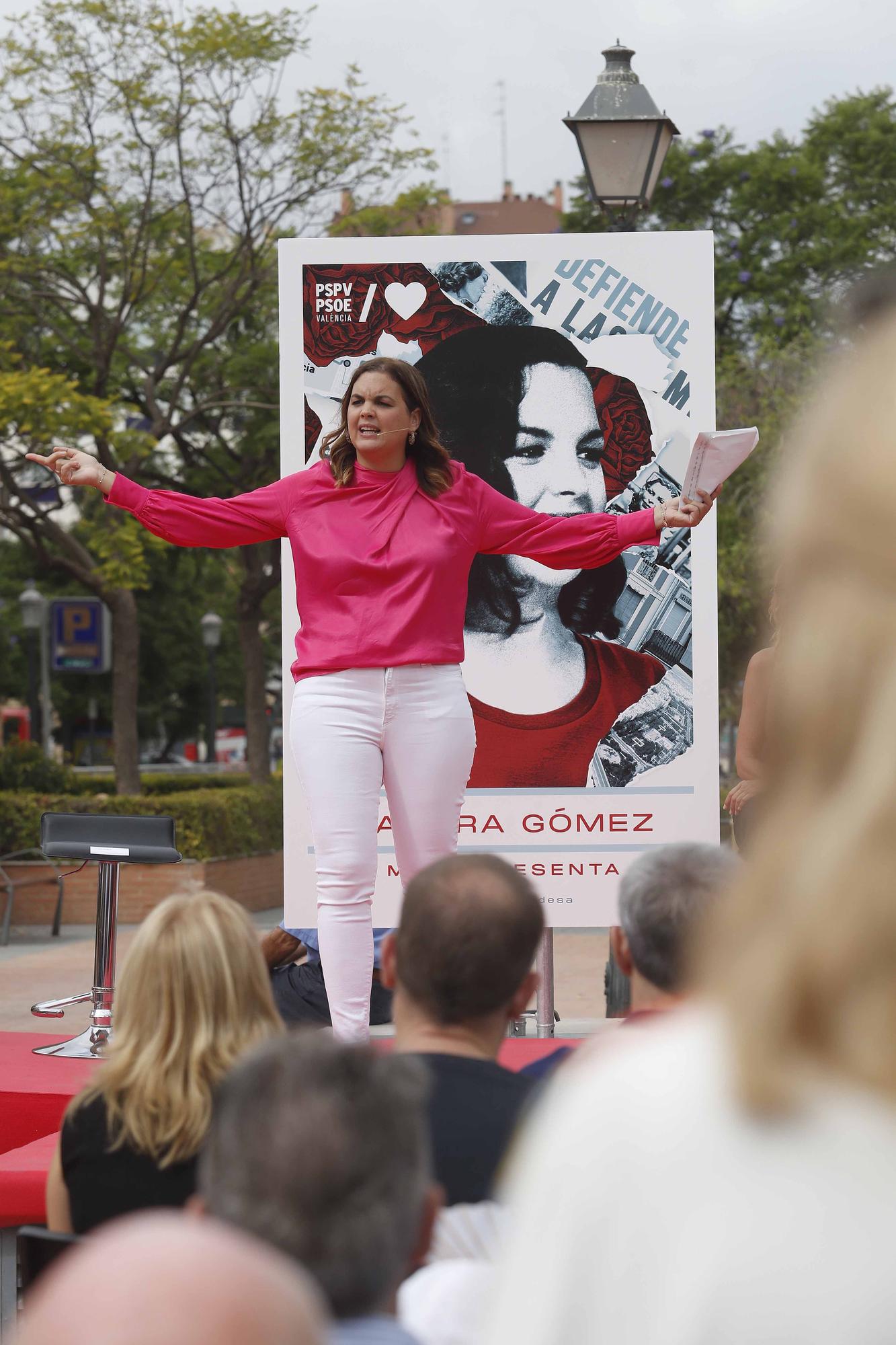 Presentación de la candidatura de Sandra Gómez a las primarias del PSPV