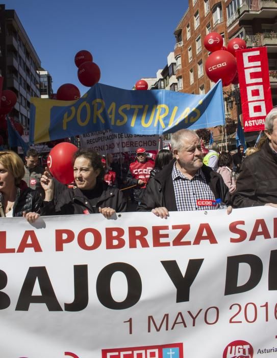 Manifestación del Primero de Mayo en Oviedo