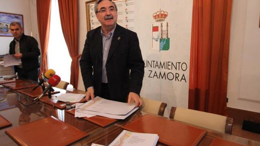 Feliciano Fernández, tras la presentación del mapa de ruido de Zamora.