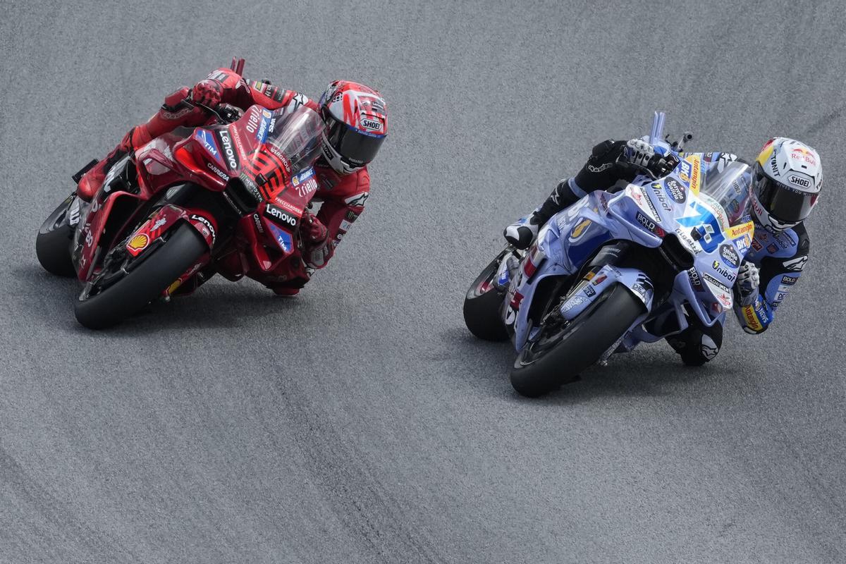 Àlex y Marc Márquez, en el Circuit