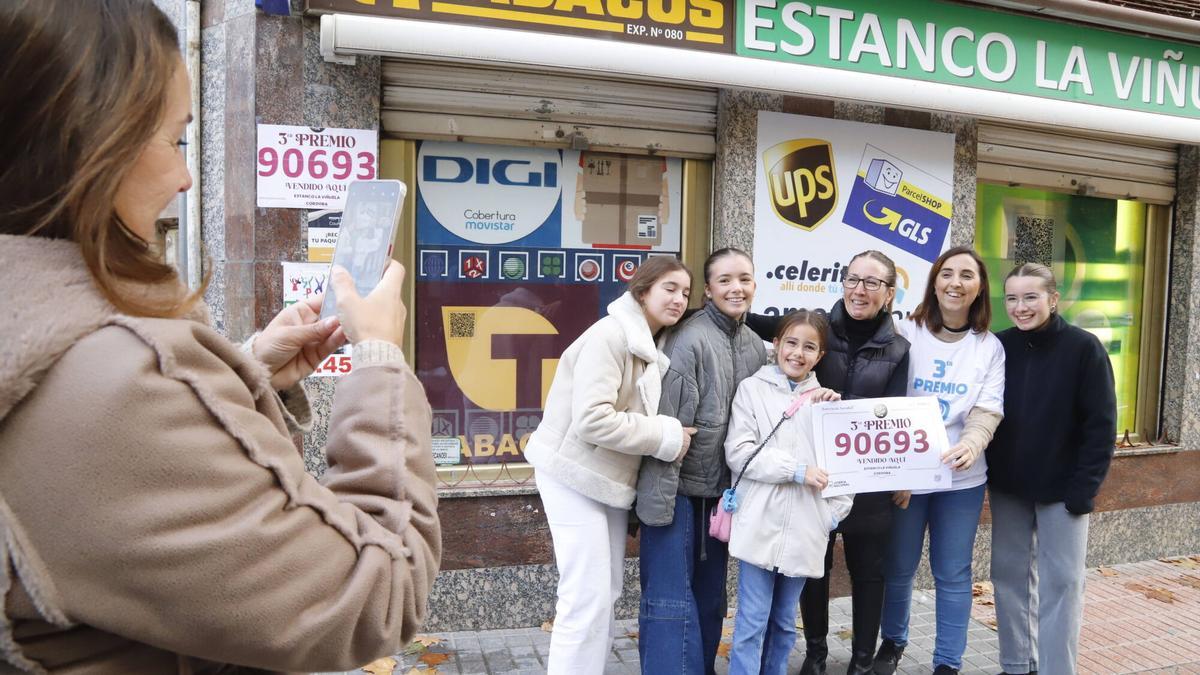 Lotería de Navidad: tercer premio en la administración de La Viñuela