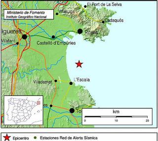 Un terremoto de 4,3 grados crea alarma en el Empordà y se deja notar en Barcelona