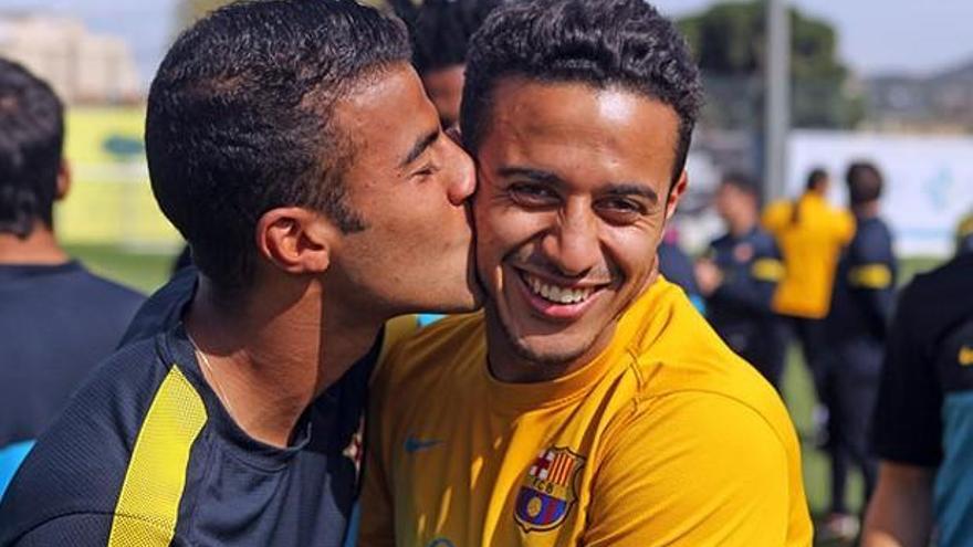 Los hermanos Rafinha y Thiago Alcántara