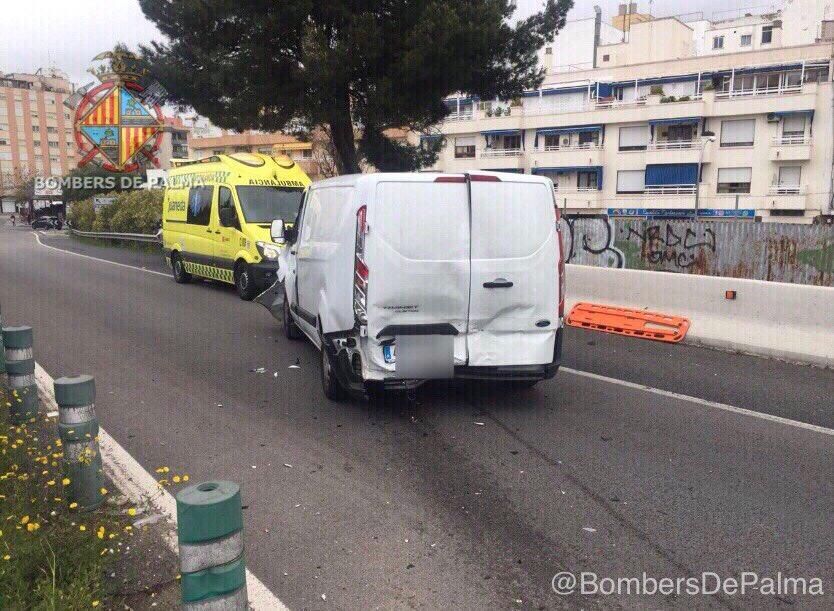 Vekehrskollaps auf der Ringautobahn von Palma