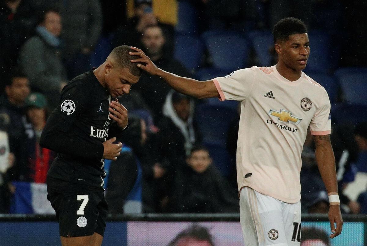 Rashford consuela a Mbappé en el precedente del 2019