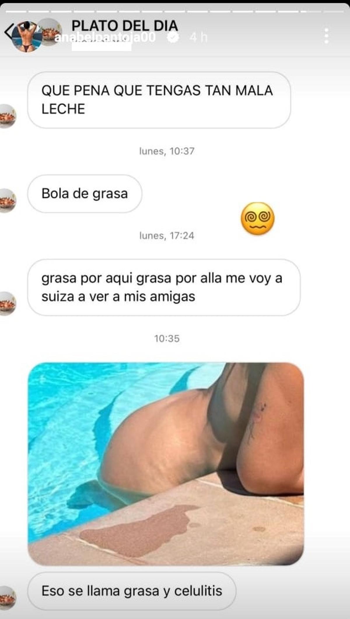 Publicación de Anabel Pantoja.