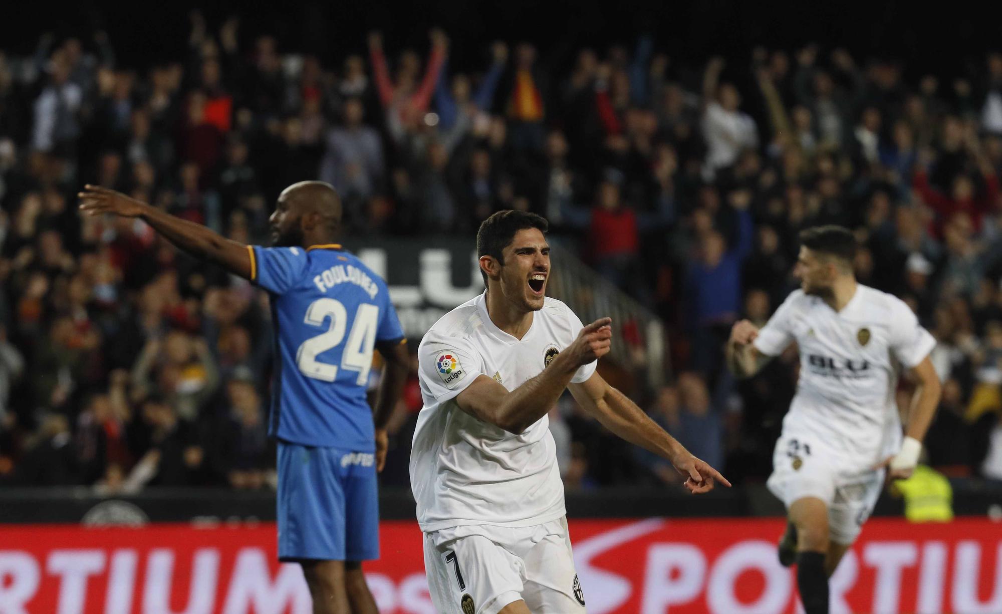 Los enfrentamientos Valencia CF - Getafe con Bordalás en el banquillo madrileño