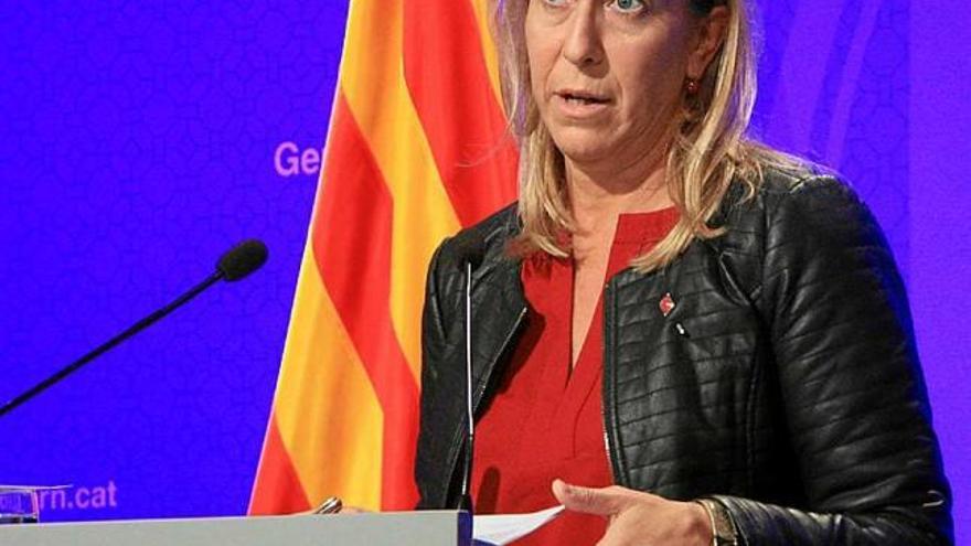 La vicepresidenta del Govern català, Neus Munté