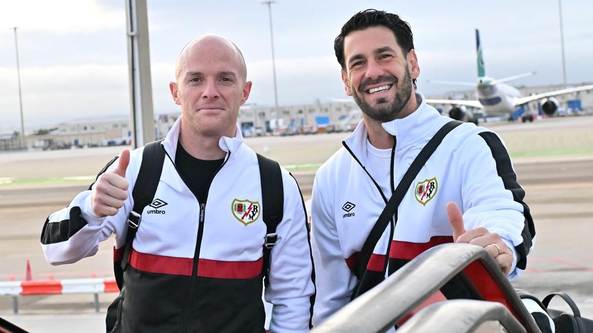 Isi Palazón y Augusto Batalla, tras llegar a tierras suecas