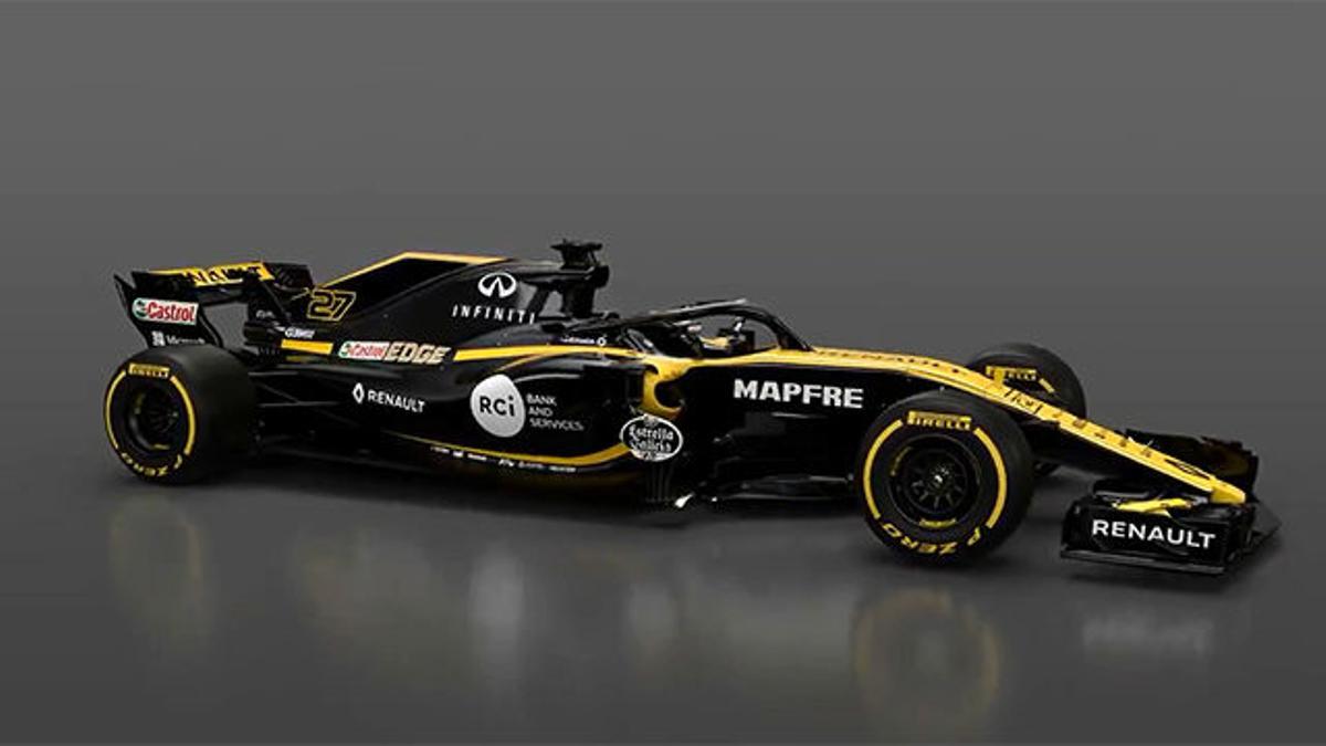 Renault presentó su nuevo monoplaza para esta temporada