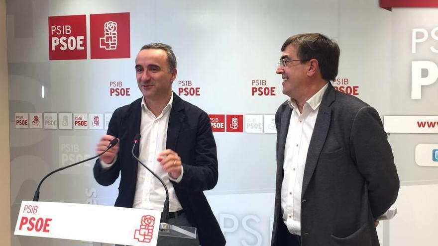 Pere Joan Pons y Francesc Antich hicieron balance de la actividad del PSIB en Madrid.