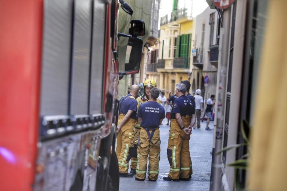 Alarma por una fuga de gas en el centro de Palma