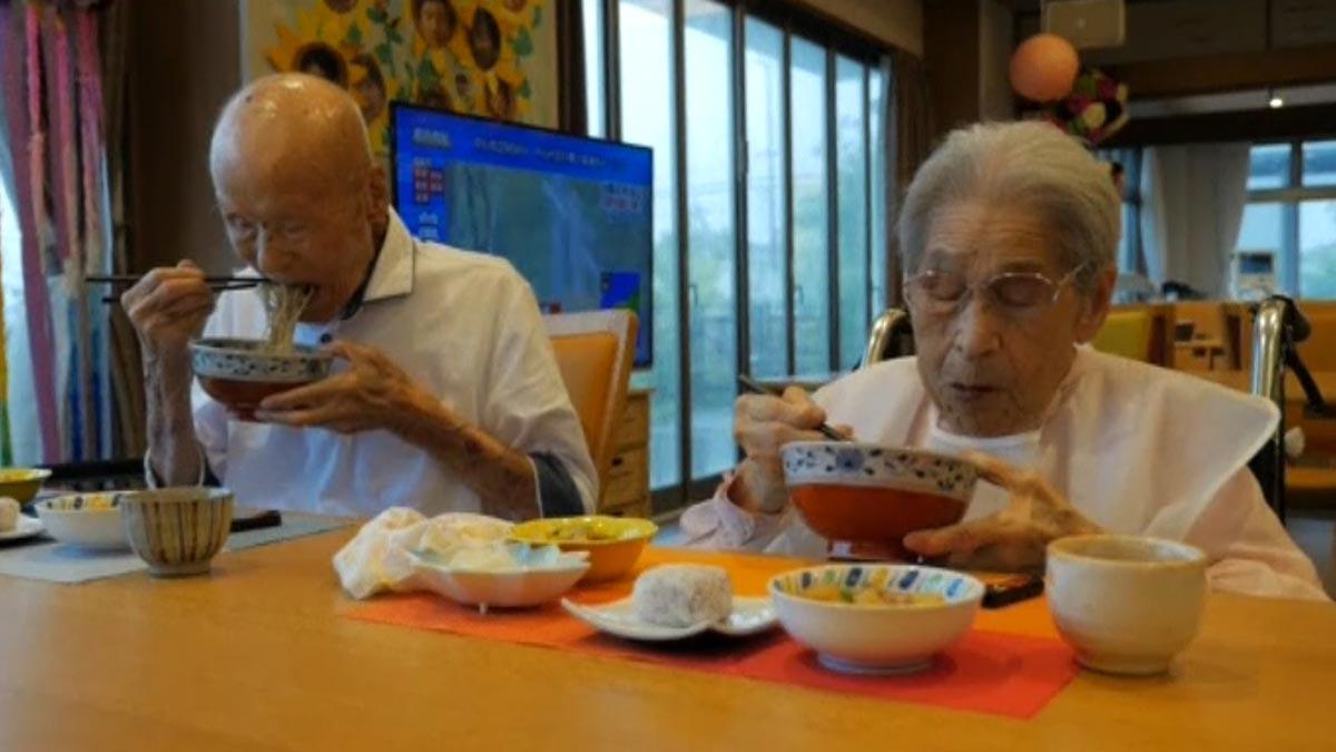 Una pareja japonesa, récord Guinness con 80 años casados.