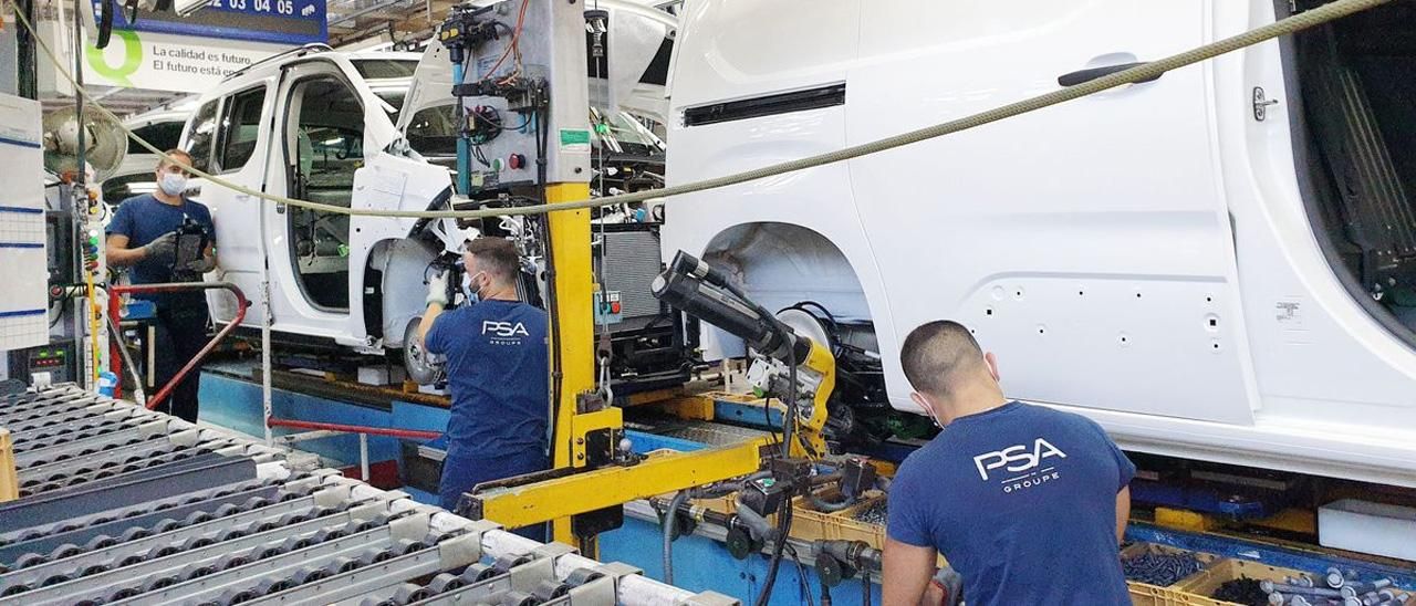 Trabajadores de Stellantis Vigo.