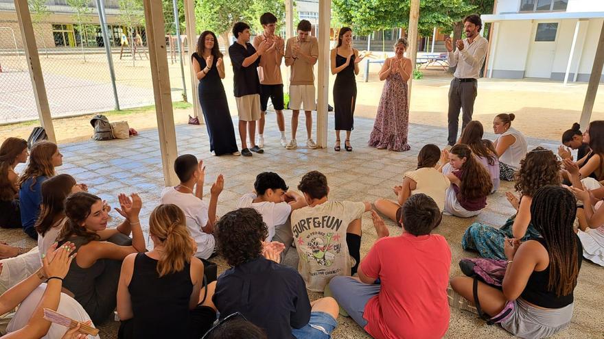 Els participants al Campus en l’acte de cloenda de divendres passat