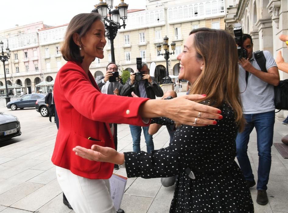 Visita de la ministra Reyes Maroto a A Coruña