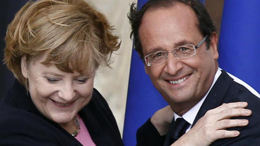 Merkel y Hollande