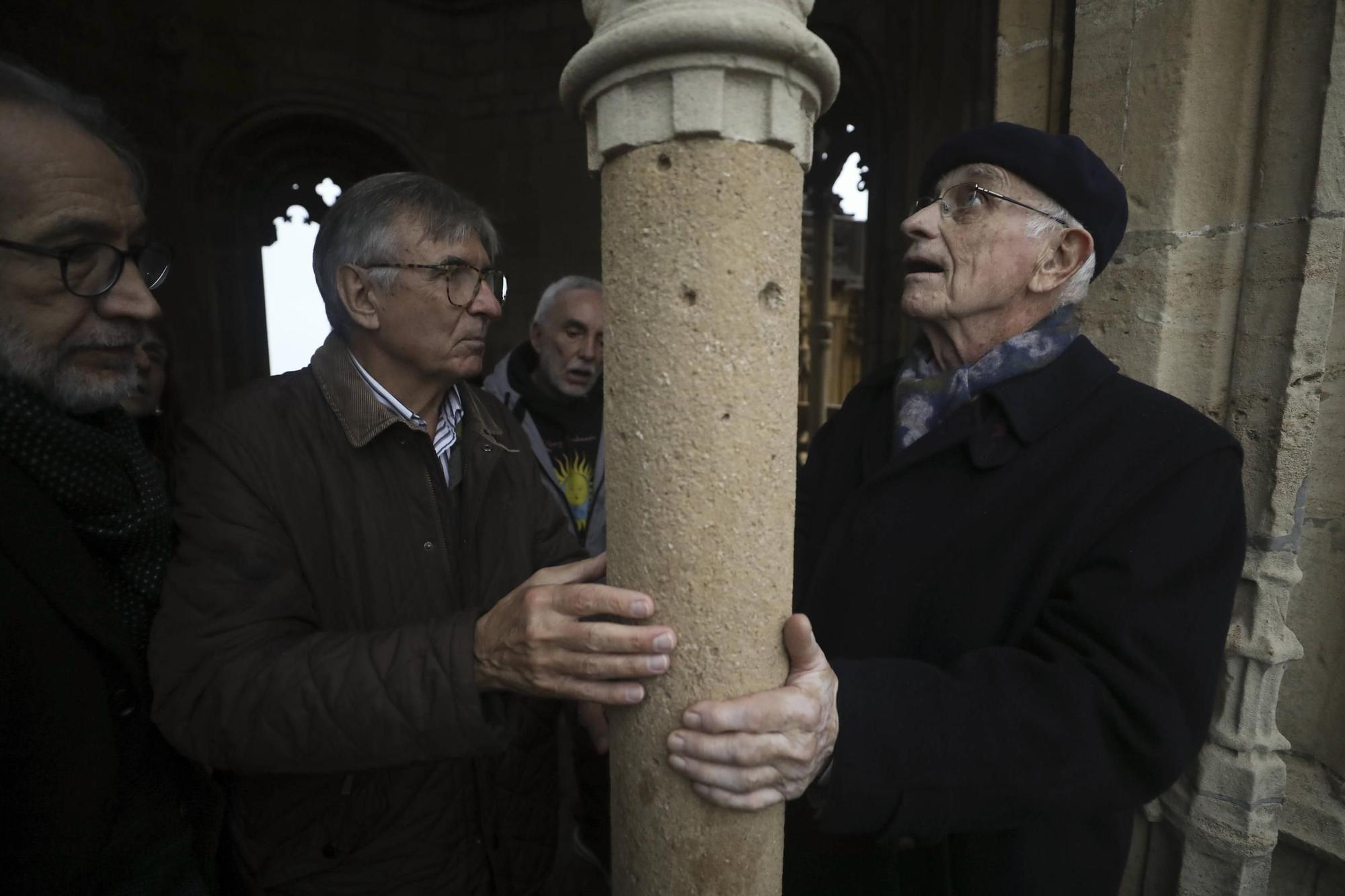 En imágenes: Visita de Jean-François Botrel a la catedral de Oviedo