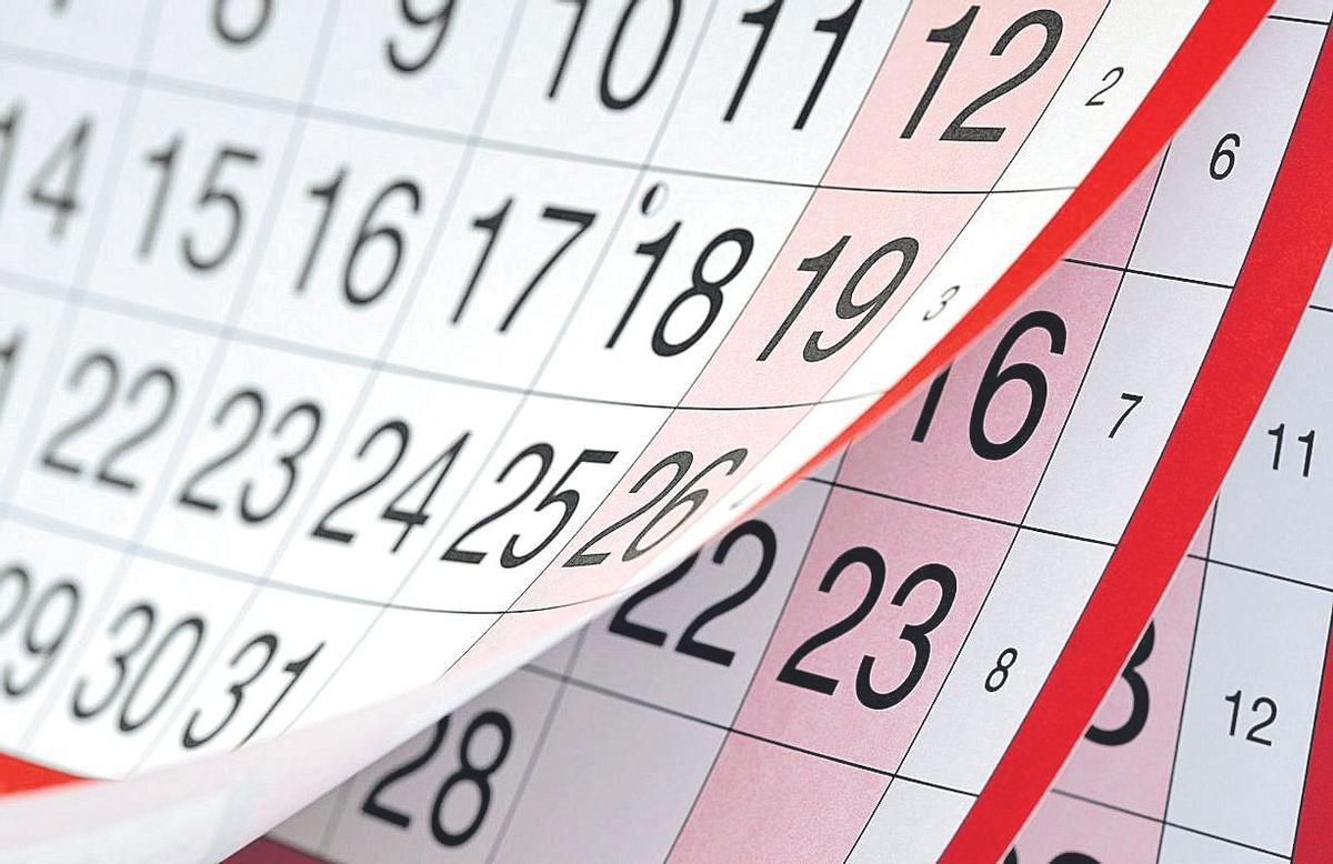 Un calendario