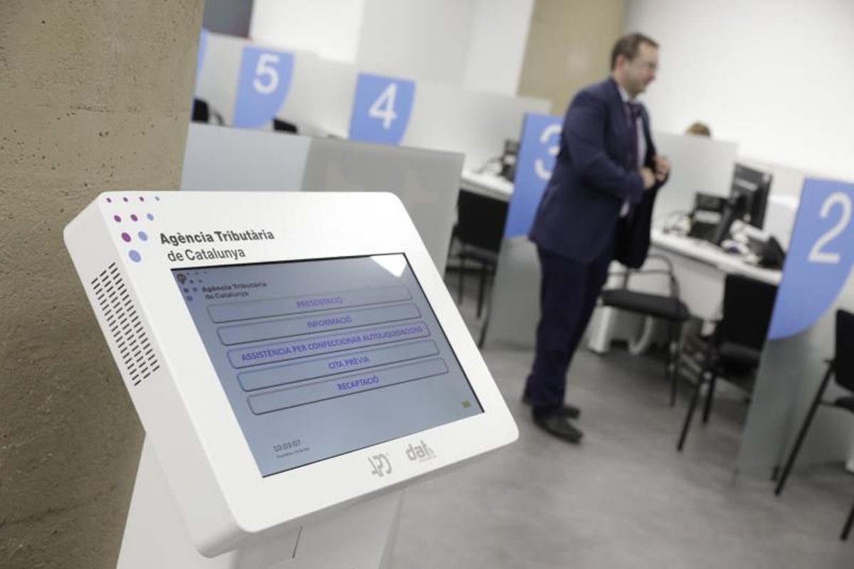 Oficina de la Agència Tributària de Catalunya en Barcelona.