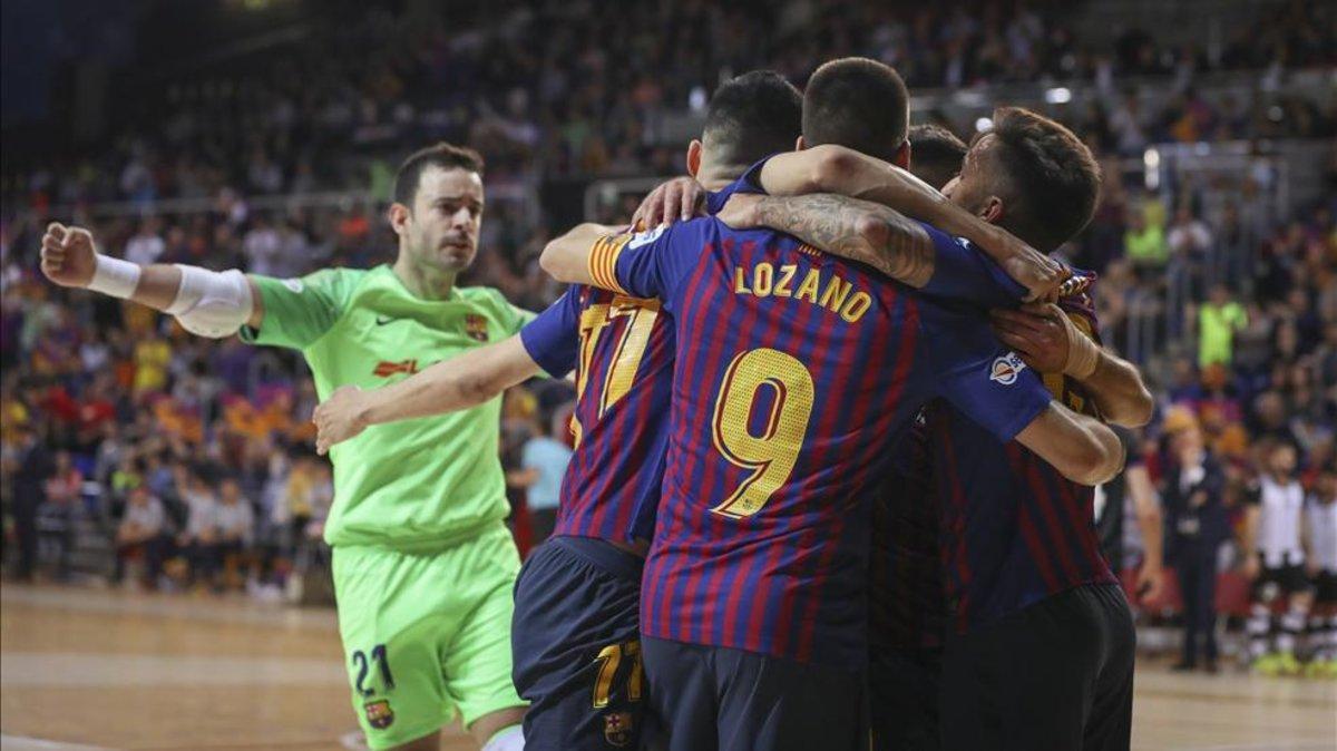 El Barça Lassa ha derrotado con autoridad al Levante en el Palau