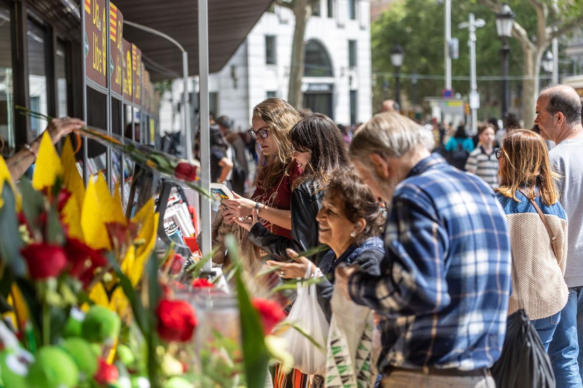 Sant Jordi en Barcelona.