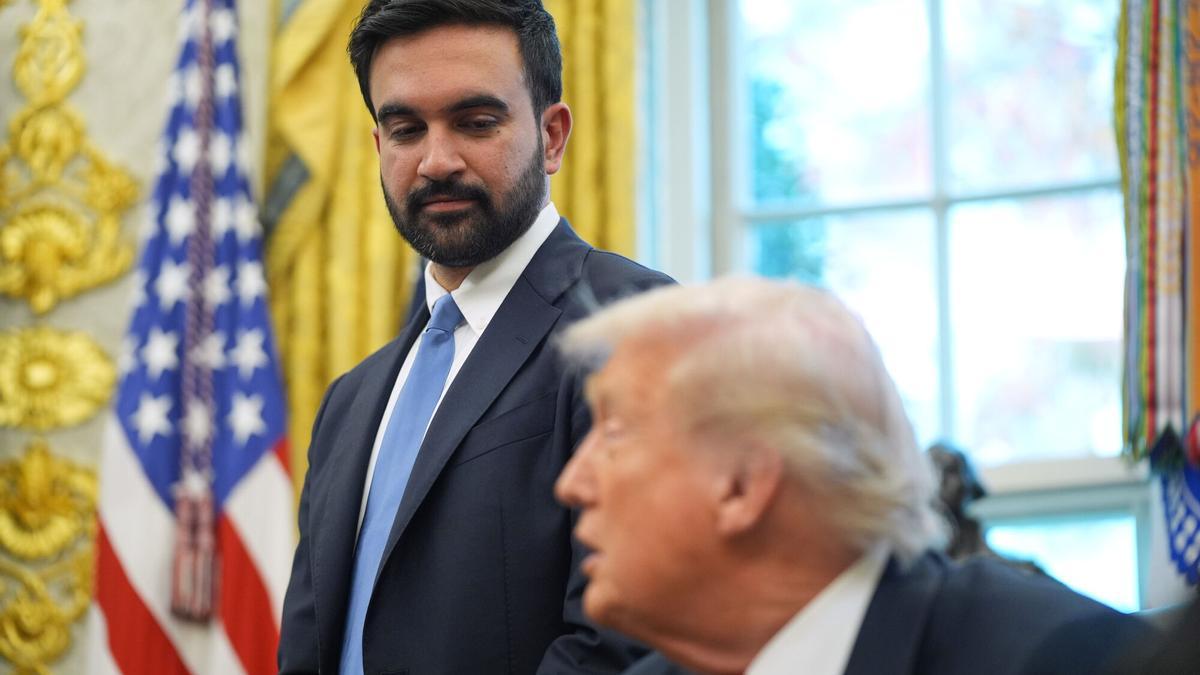 Zohran Mamdani, nuevo alcalde de Nuevo York, junto a Trump, la pasada semana.