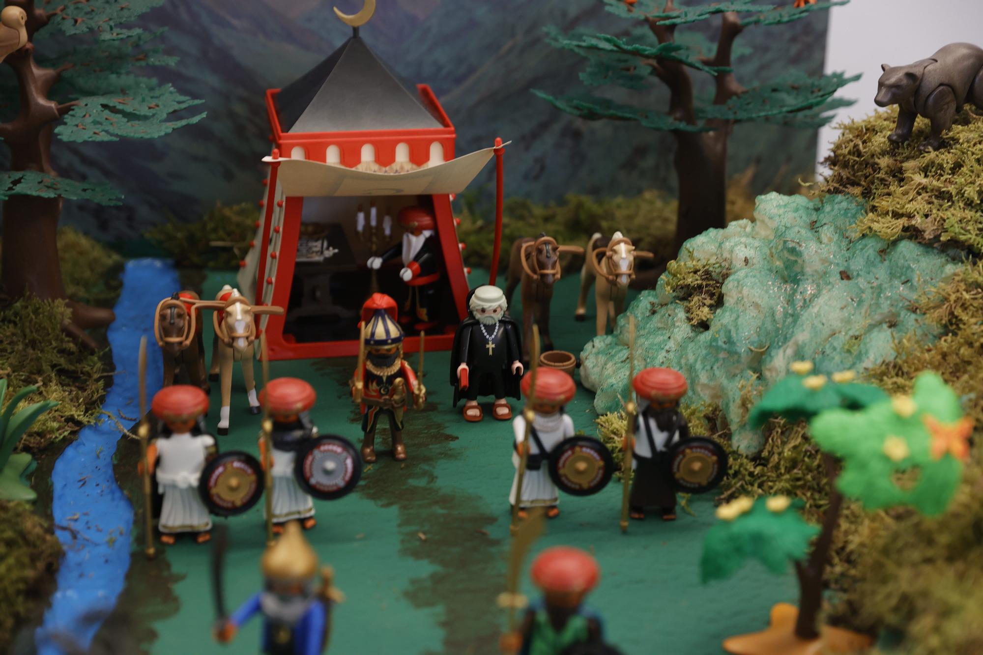 EN IMÁGENES: Así es la recreación de la batalla de Covadonga con muñecos de Playmobil