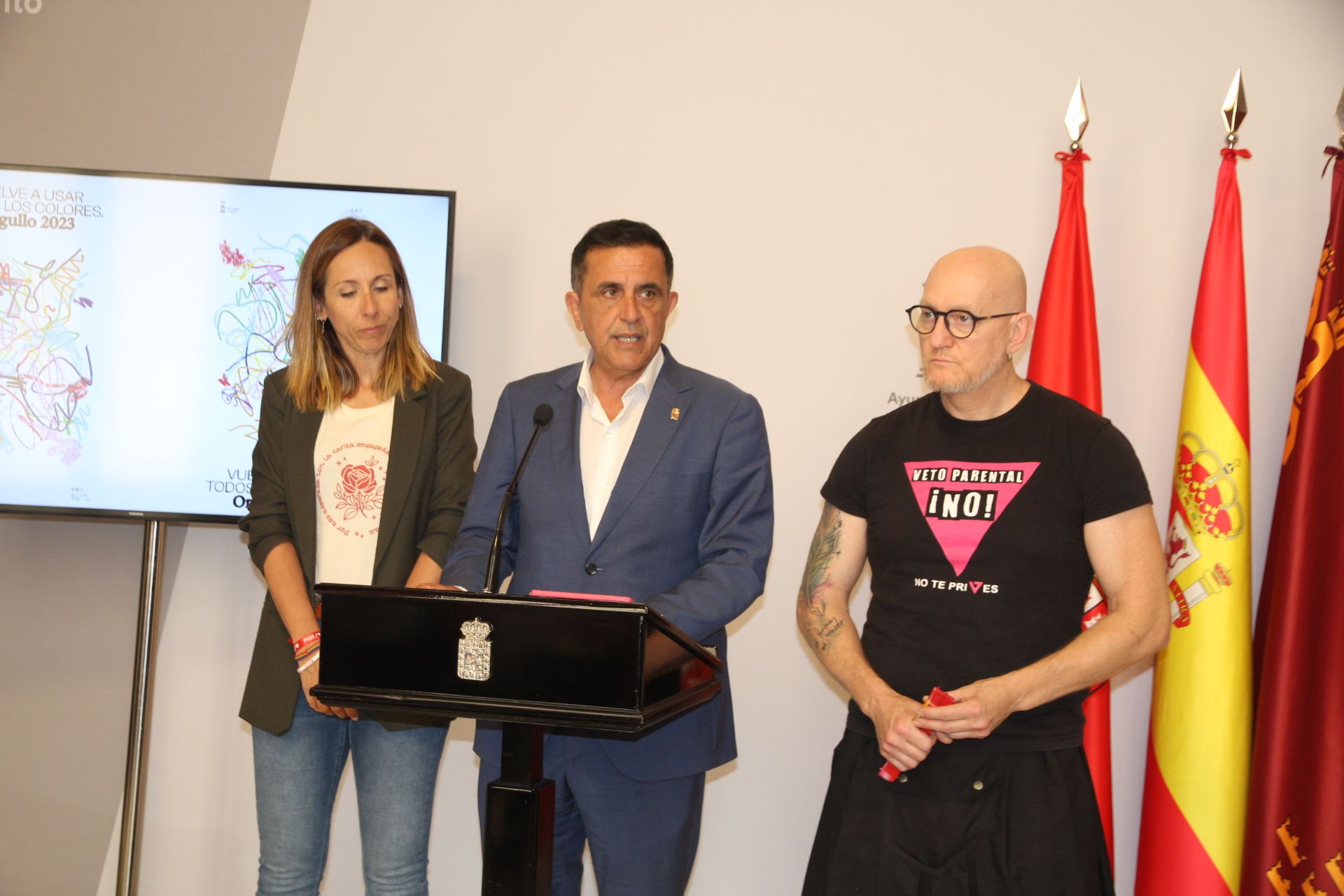 Presentación del cartel del Orgullo 2023 de Murcia