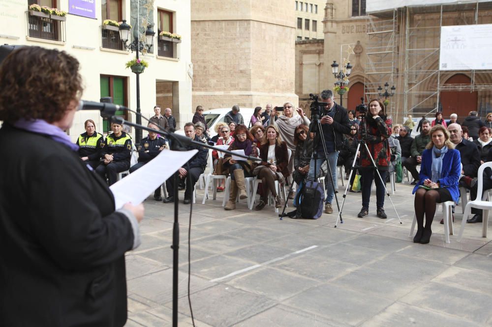 Castelló homenajea a las víctimas de la violencia machista