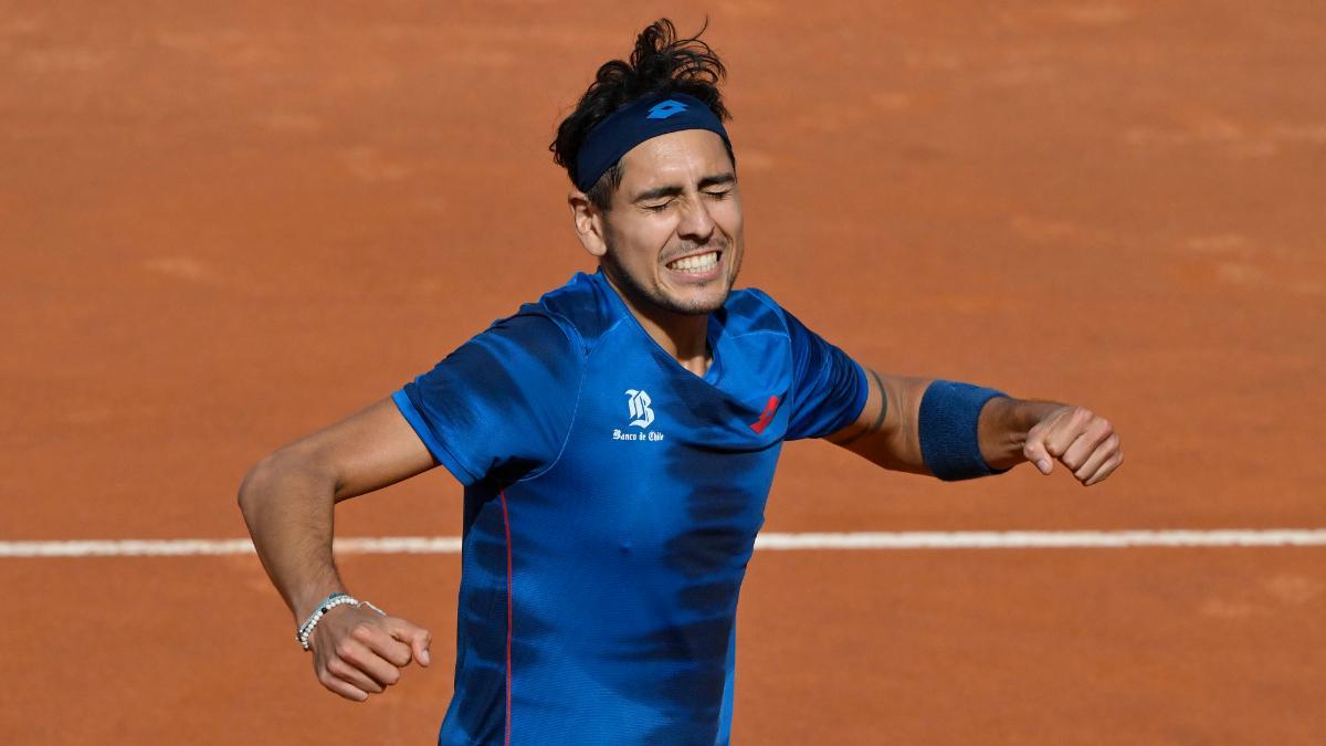 Alejandro Tabilo vence a Zhizhen Zhang en los cuartos de final del Masters 1.000 de Roma
